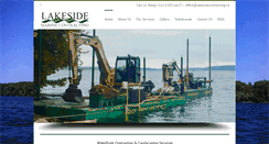 Desktop Screenshot of lakesidecontracting.ca